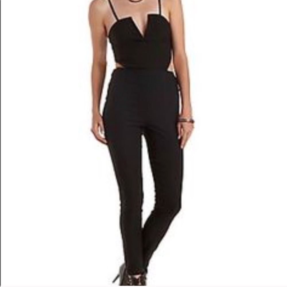 Black cut-out Jumpsuit